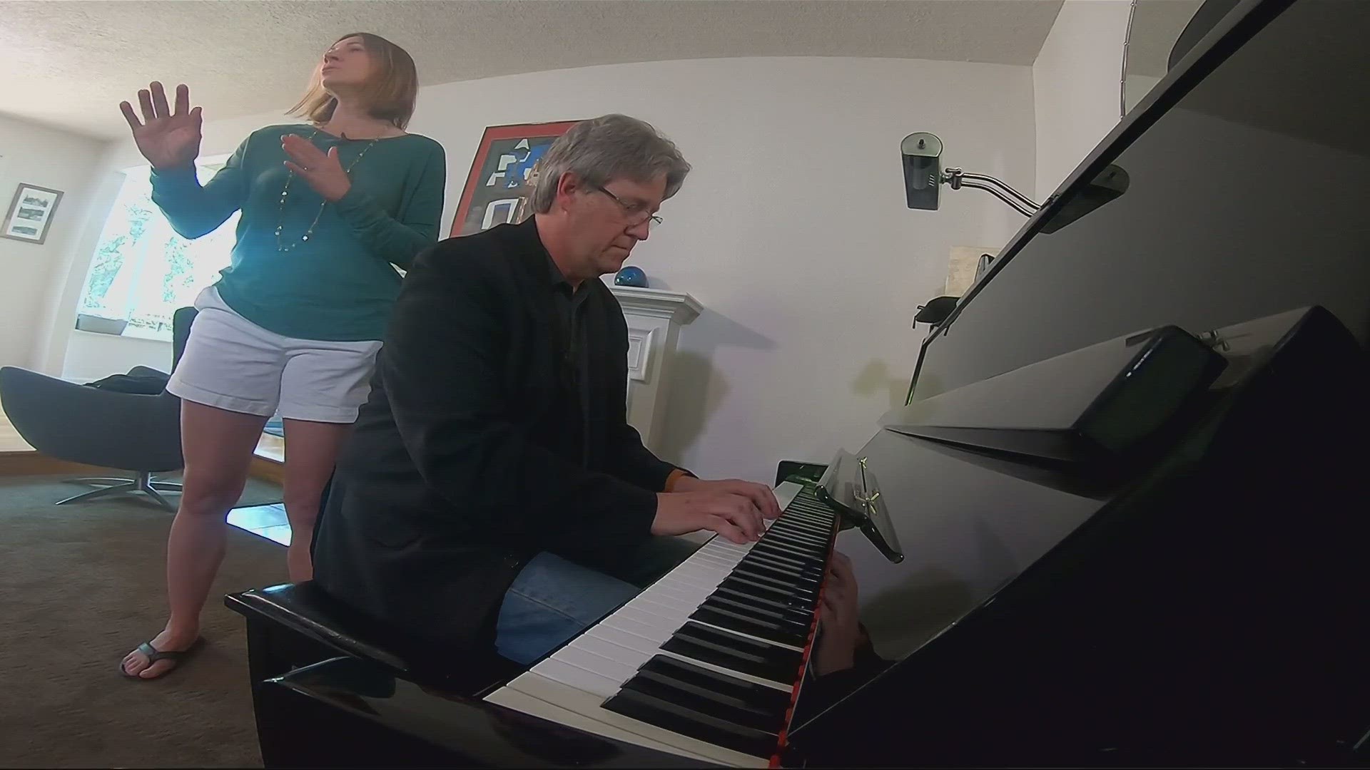 OHSU Neuroscientist Larry Sherman and musician Naomi Laviolette are pulling together their musical show 'Every Brain Needs Music'. "