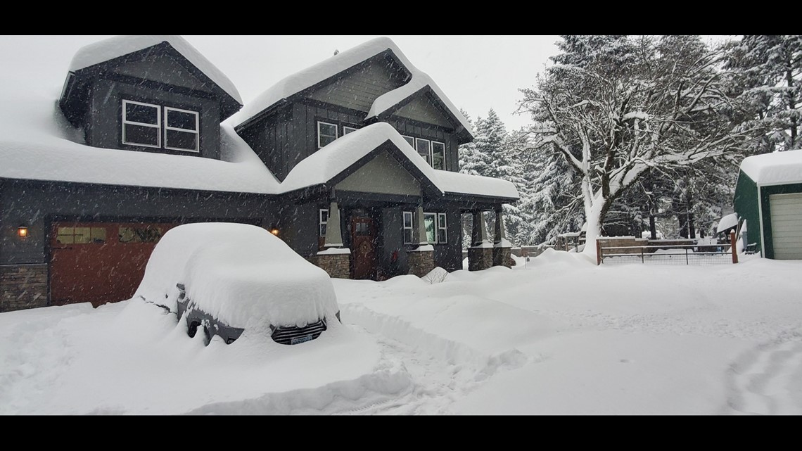 I84 closed between Troutdale and The Dalles due to snow