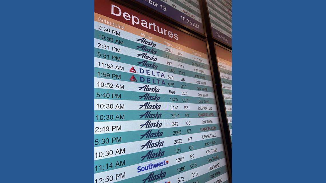 Flight cancelations continue at Portland airport post-government shutdown
