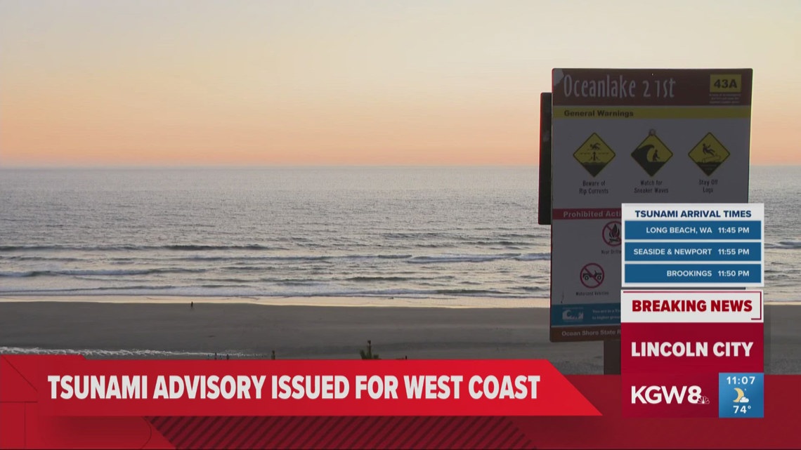 Tsunami watch lincoln city oregon