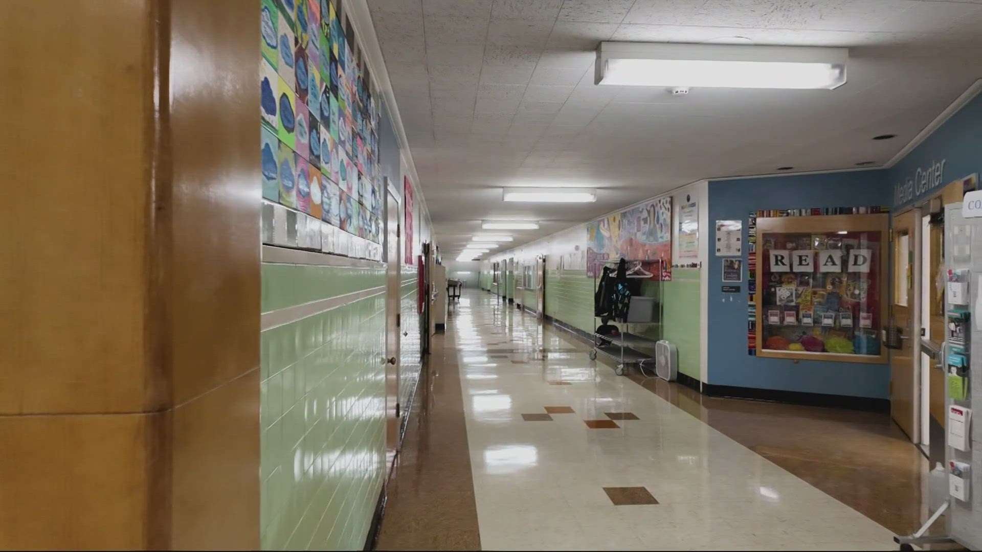 Robert Gray Middle School, one of the two Portland schools that were damaged and closed for the rest of the year will reopen, right before the first day of school.