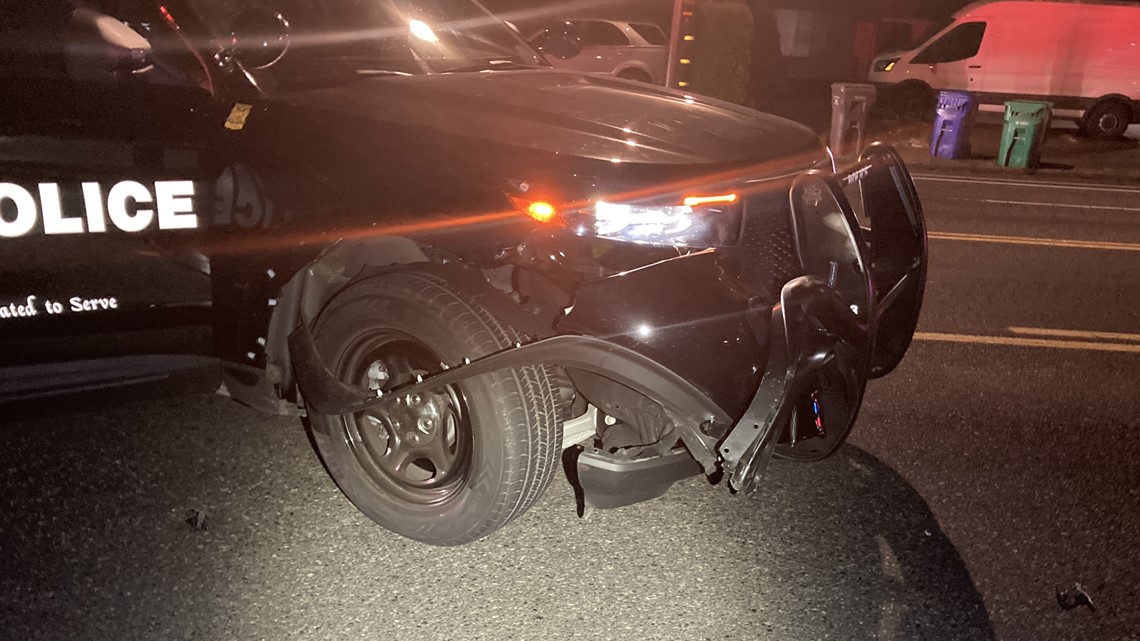 Alleged drunk teen hits Portland police patrol vehicle | kgw.com