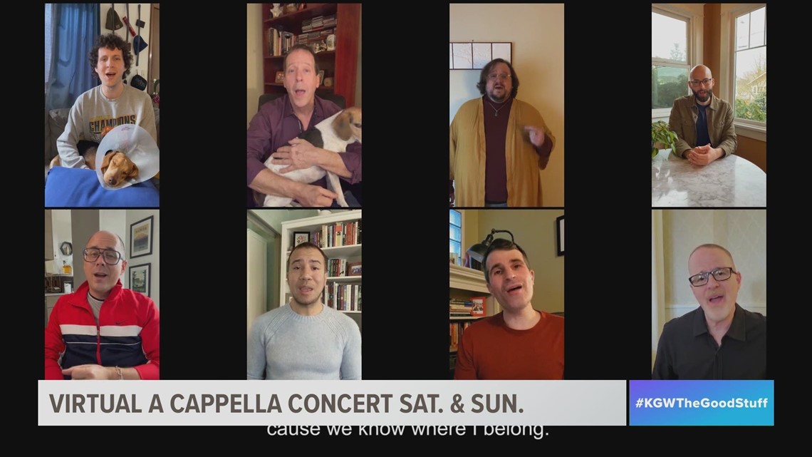 Portland Gay Men's Chorus a cappella group debuts solo performance with virtual concert | kgw.com