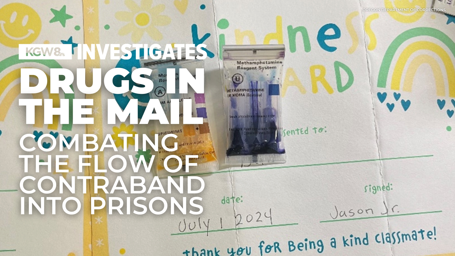 Oregon prisons fight deadly drugs smuggled through mail