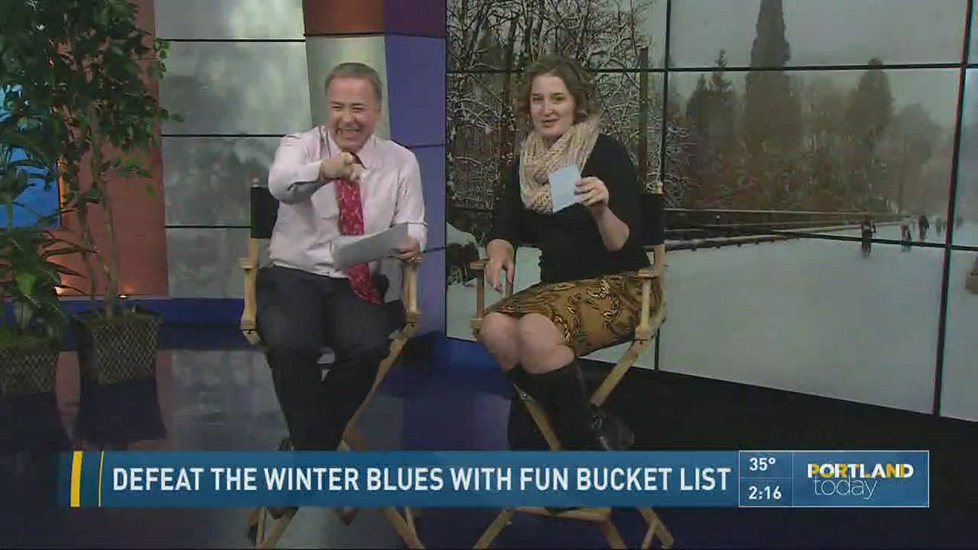 Defeat the winter blues with a fun bucket list