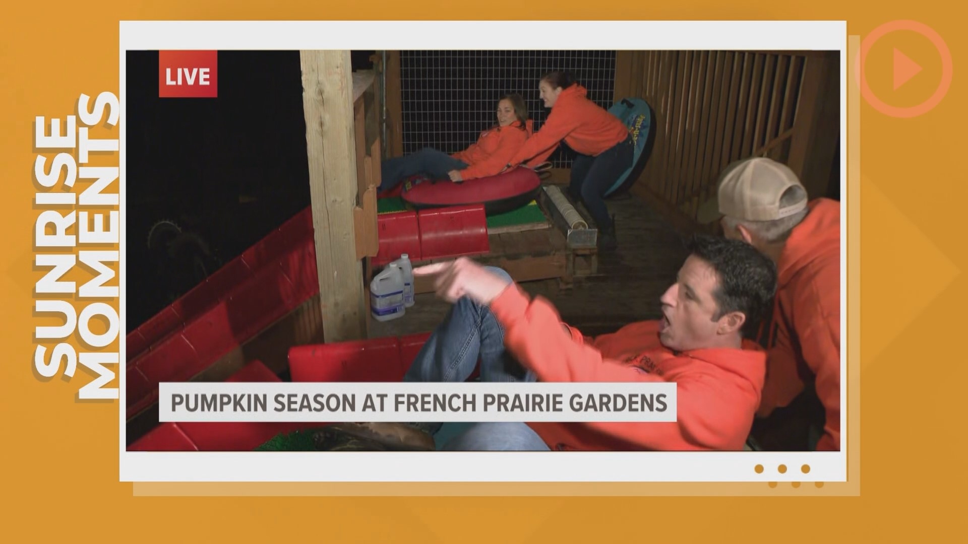 KGW Sunrise looked back at some of the lighter moments of the week, including fall fun at French Prairie Gardens in St. Paul.