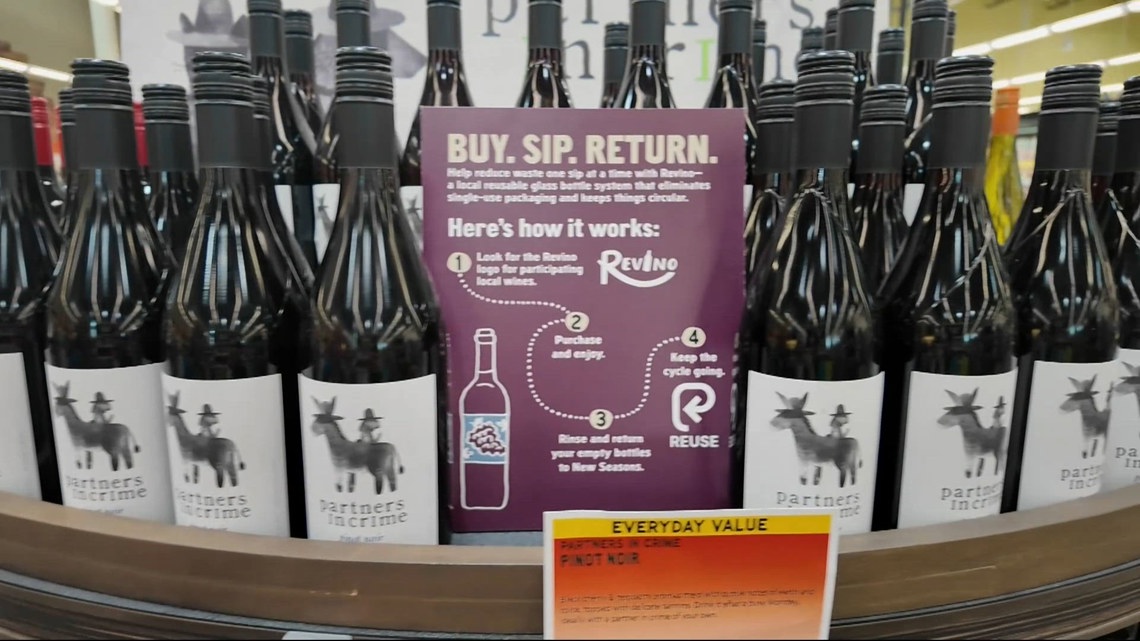 Recycling company that persuaded wine companies to use reusable bottles gets grant to expand