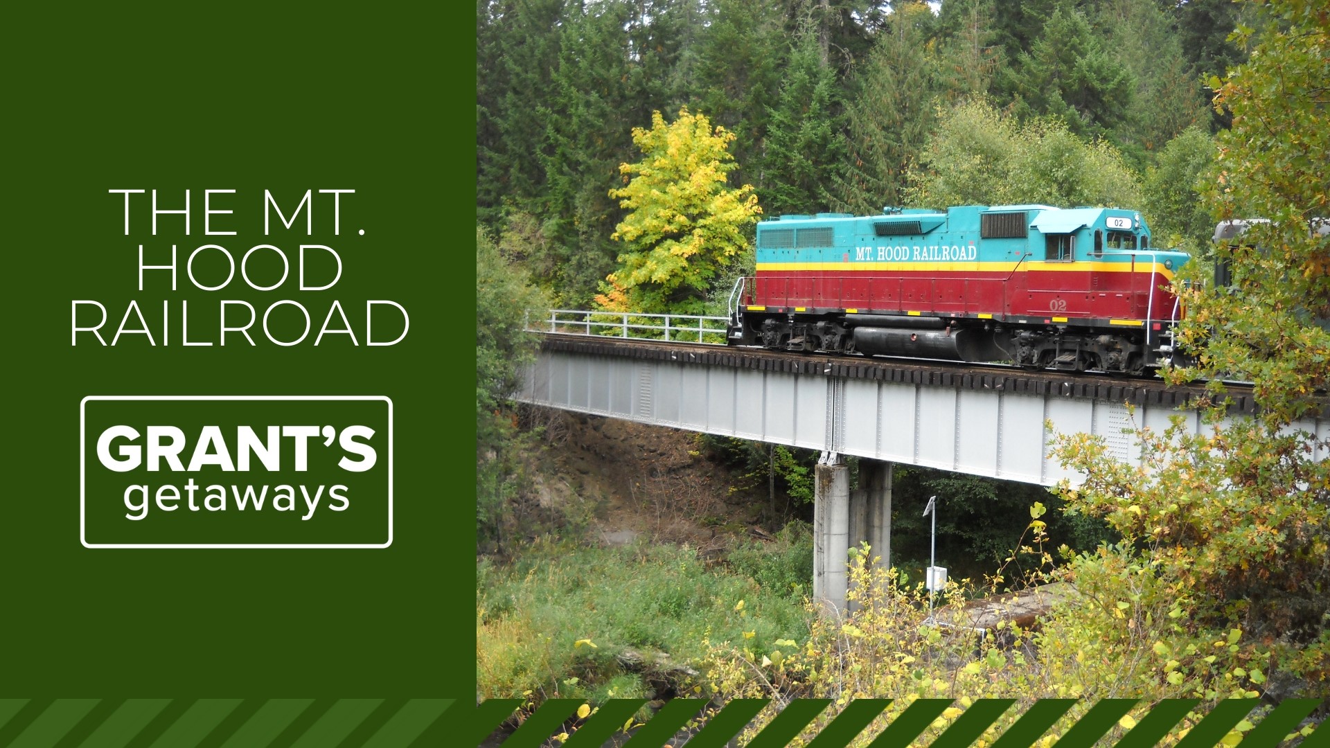 It's a scenic ride that'll leave you wide-eyed and slack-jawed for seasonal beauty on the Mount Hood Railroad.