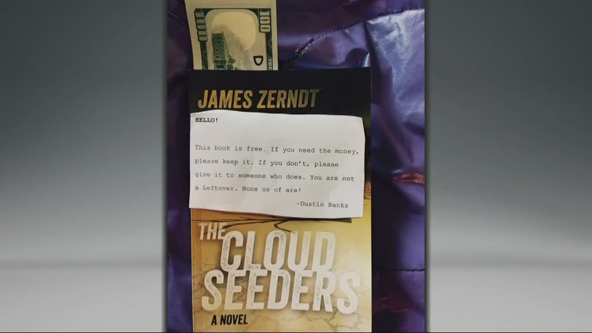 $100 bills found in book by Portland author