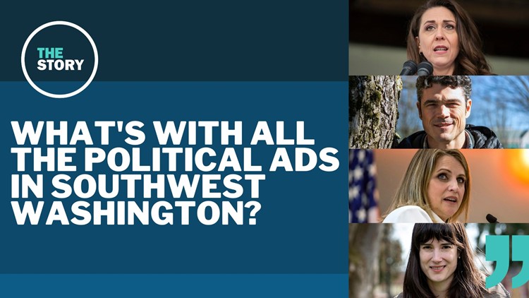 What's with all the messy political ads in Southwest Washington?