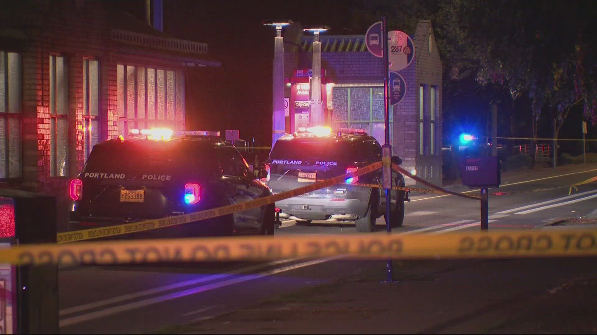 Portland police responded to reports of a person shot at a TriMet MAX platform on East Burnside Street.