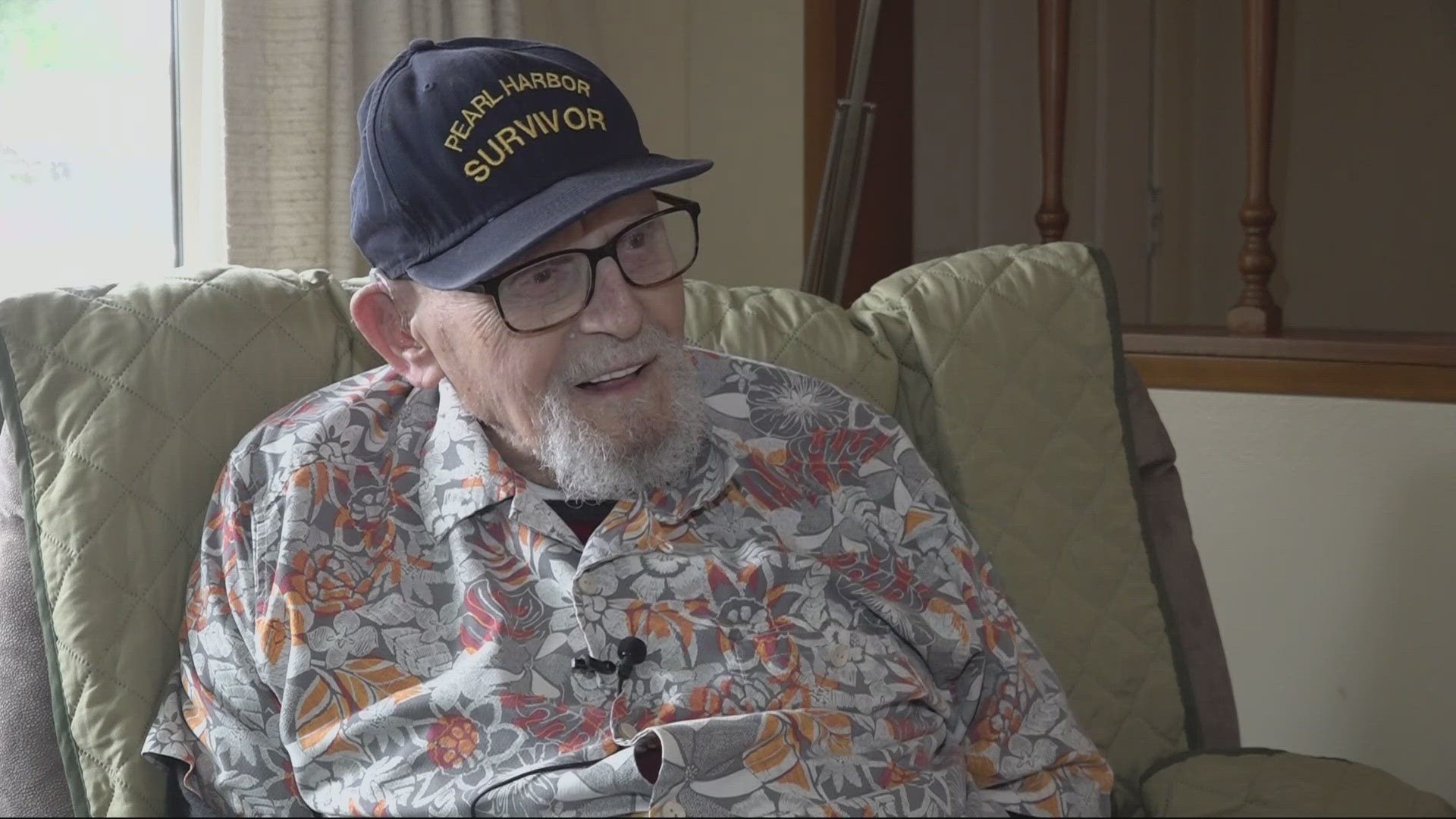 Ira "Ike" Schab turned 104 on Thursday. The Pearl Harbor veteran, who lives in Beaverton, shares a Fourth of July birthday with his daughter.