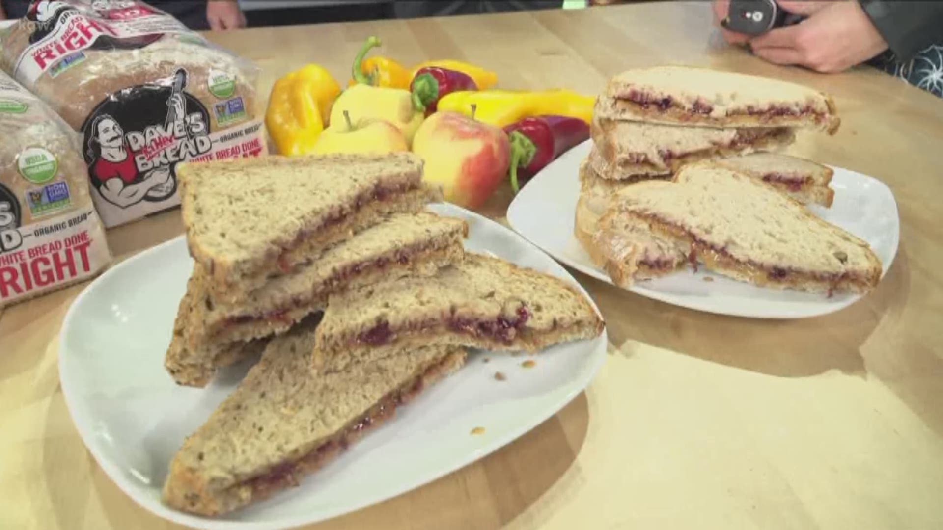 Dave's Killer Bread and the Portland Farmers Market are teaming up to create an official peanut butter and jelly sandwich for the Portland Trail Blazers.