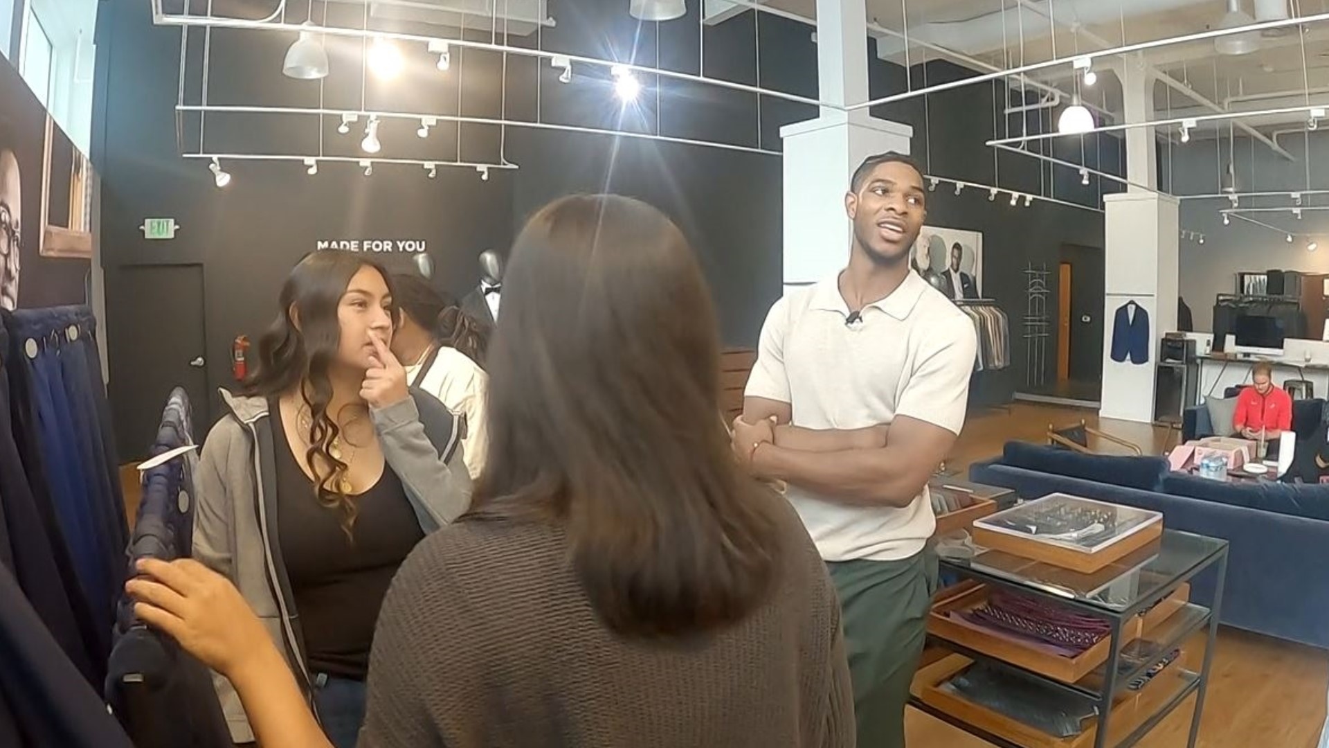 Portland Trail Blazers rookie Scoot Henderson hosted his first charity event in Portland at Indochino.