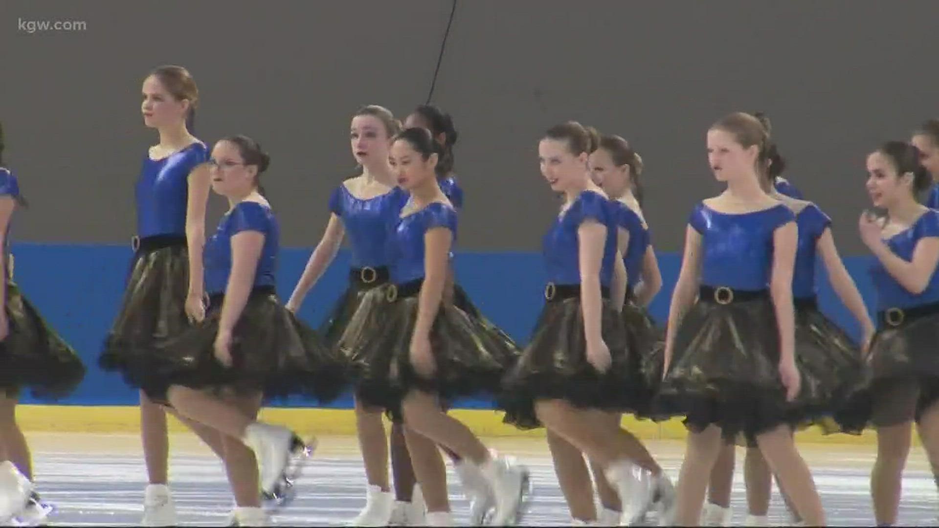 The national synchronized skating competition is in Portland.