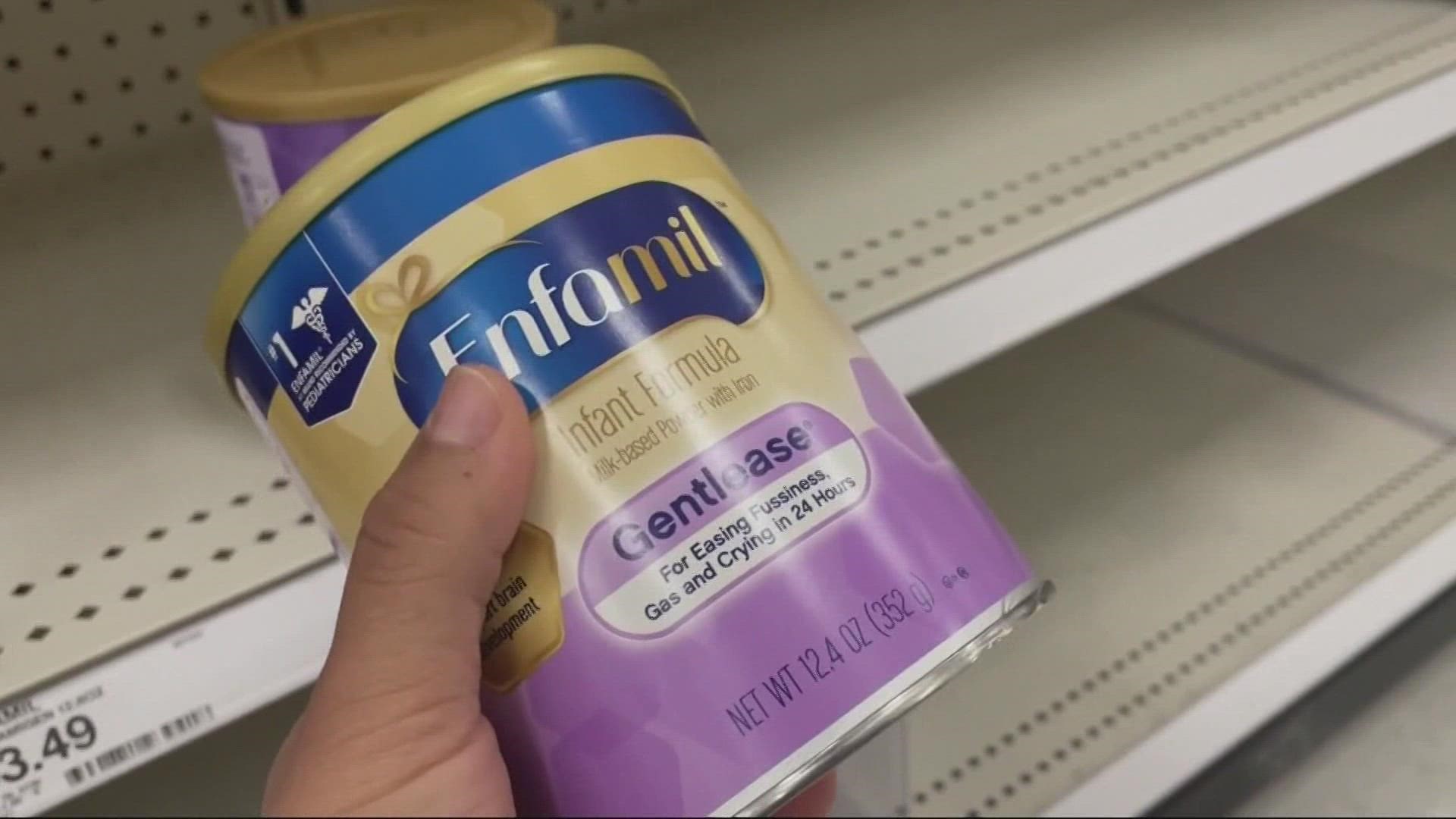 President Biden invoked the Defense Production Act in hopes of refilling store shelves up with baby formula amid the shortage. Devon Haskins explains what it means.