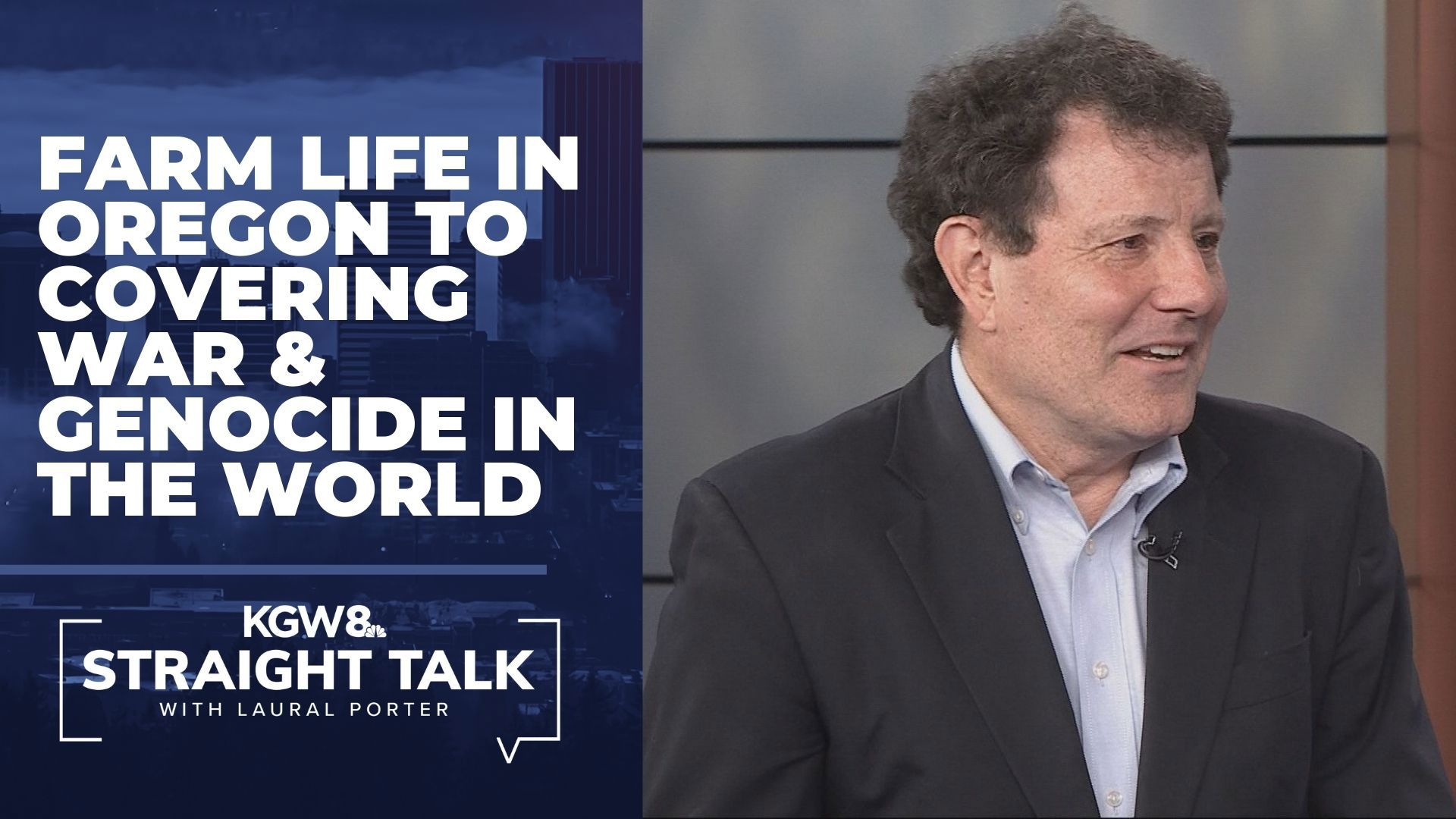 Pulitzer Prize Journalist Nicholas Kristof talks about his new book that details life on a farm in Yamhill County to becoming a daring reporter at the New York Times
