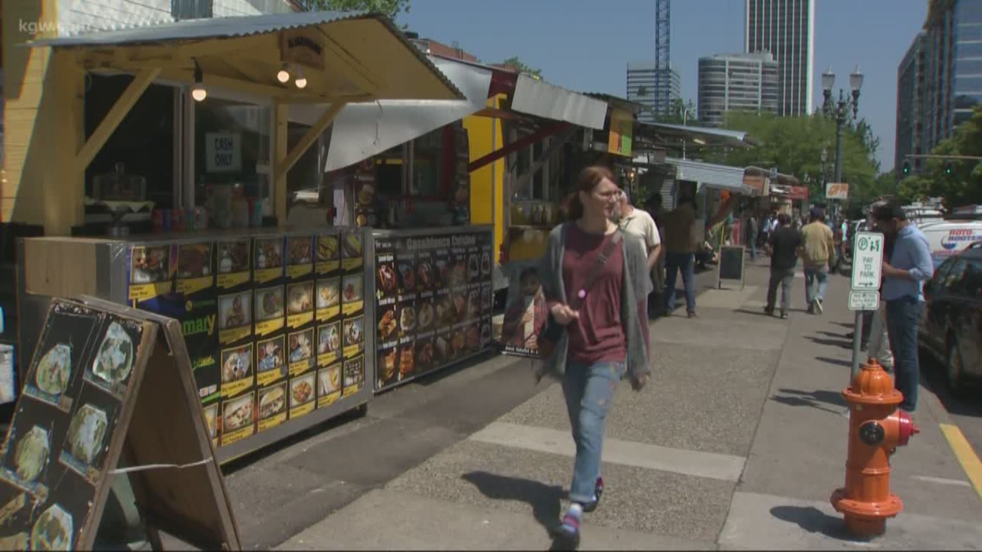 What does the future hold for food carts in downtown Portland?