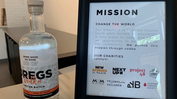 Portland-based Dregs Vodka donates all profits to charities helping low-income youth