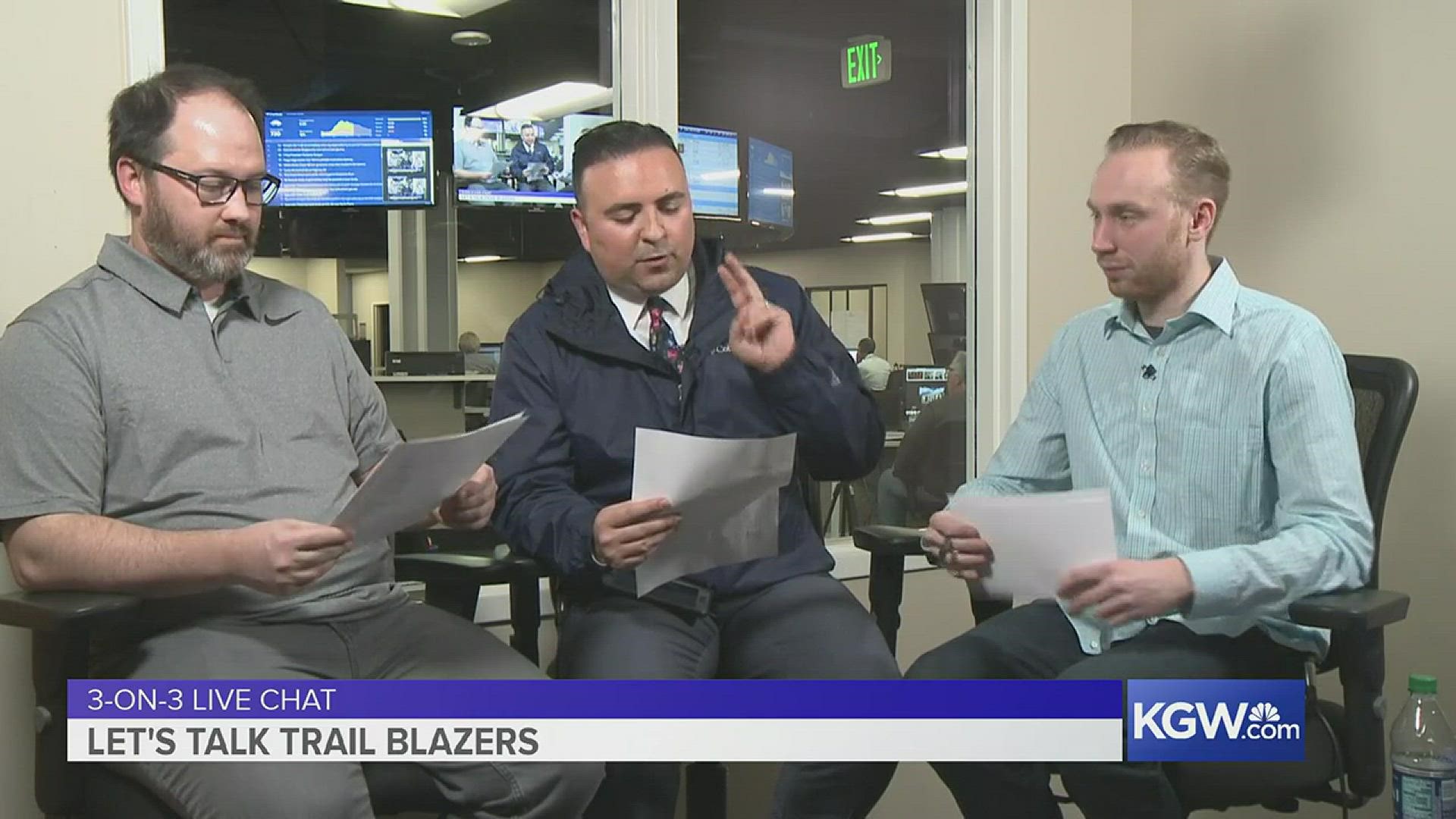 KGW's Jared Cowley, Orlando Sanchez and Nate Hanson talk about the Blazers' starting lineup and how it has performed since Evan Turner became the starter at small forward 13 games ago.