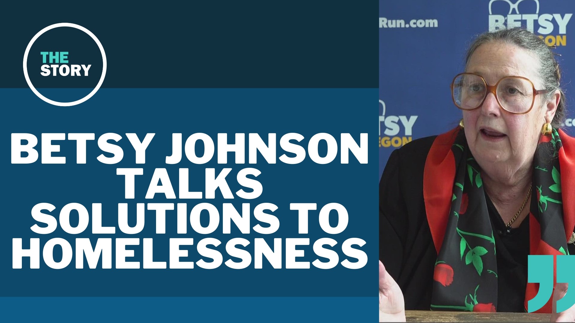 Though formerly a Democratic state senator, Johnson strikes a very different tone on homelessness than her opponents, especially Democrat Tina Kotek.