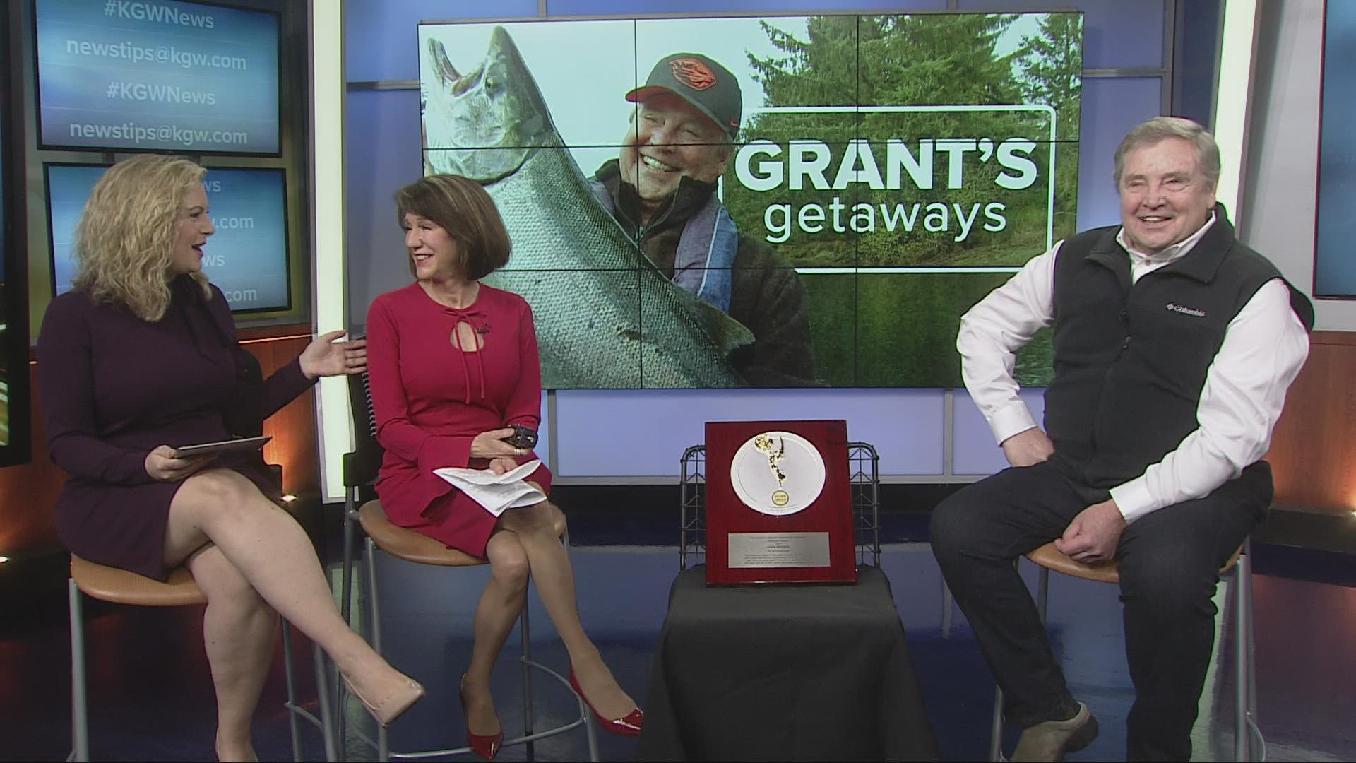 Inductees are honored for 25 years or more in the TV industry. Grant began his broadcast career at KGW back in 1982.