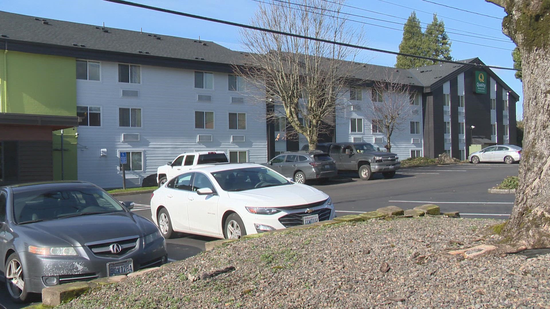 Clackamas county is seeking to purchase a Quality Inn near I-205 and Sunnyside road in hopes of transforming it into a transitional housing for the homeless.