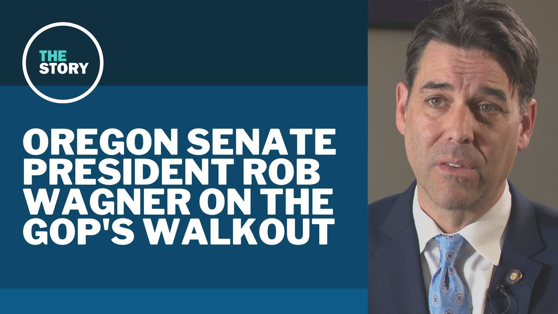 Oregon Senate President Rob Wagner on the GOP walkout