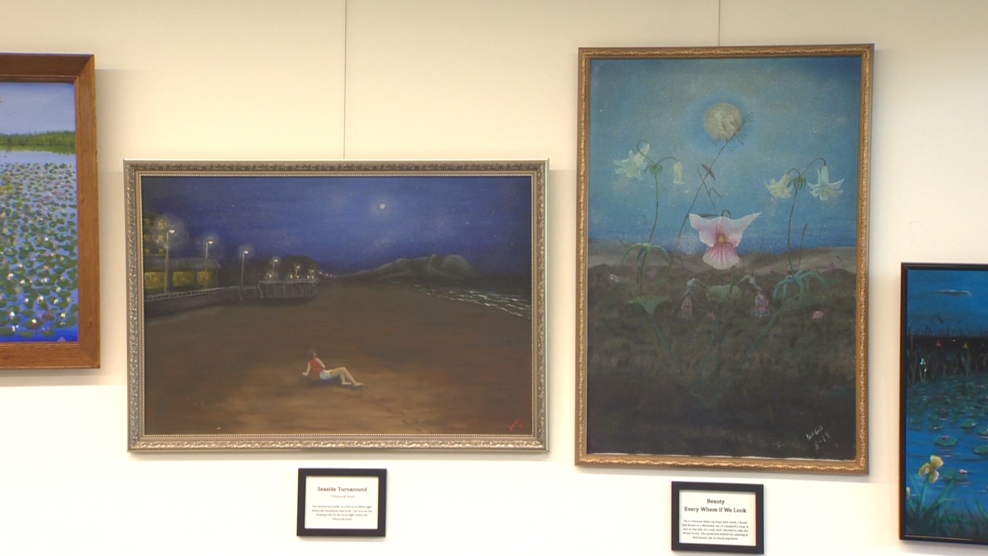 Dago Benavidez is inspired by the impressionist painters Monet and Renoir. Now his paintings are on display for the community to enjoy.