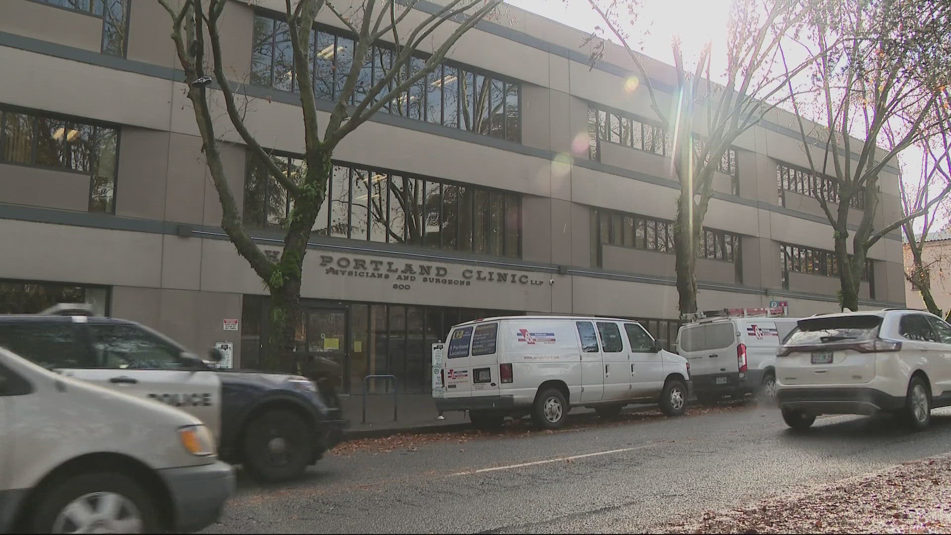 The Portland Clinic has been in downtown for over a century. But recent years have brought the fentanyl trade to its doorstep on Southwest 13th Avenue.