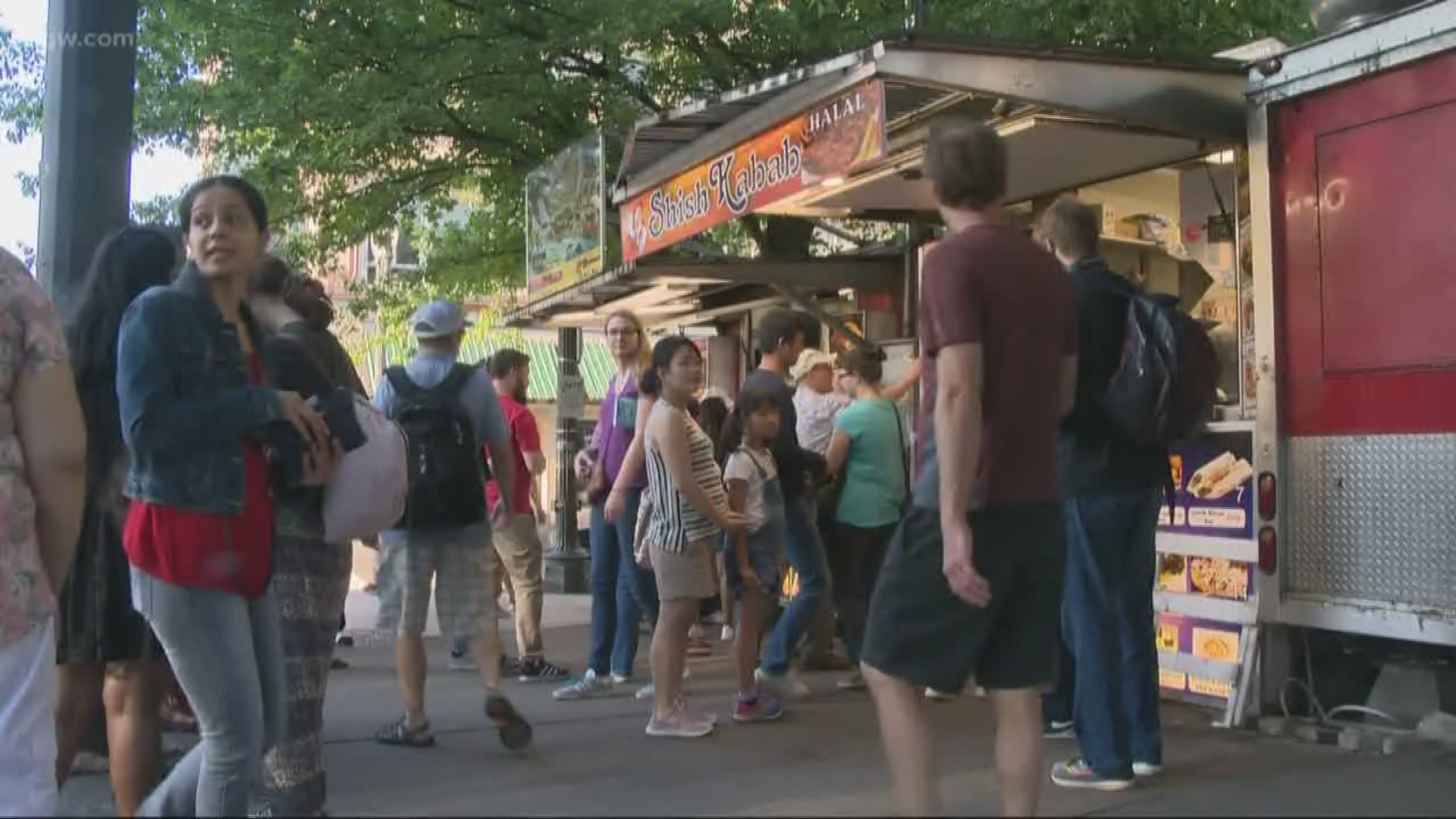 The famous food cart pod in downtown Portland has found a new home blocks away.