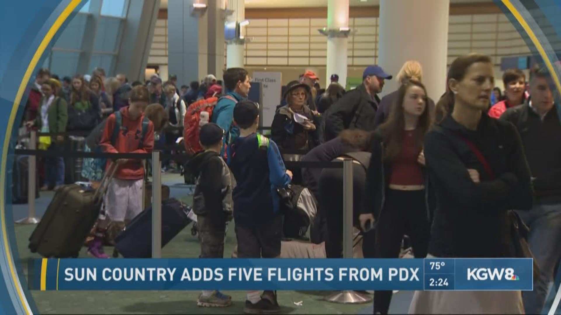 Sun Country adds five flights from PDX