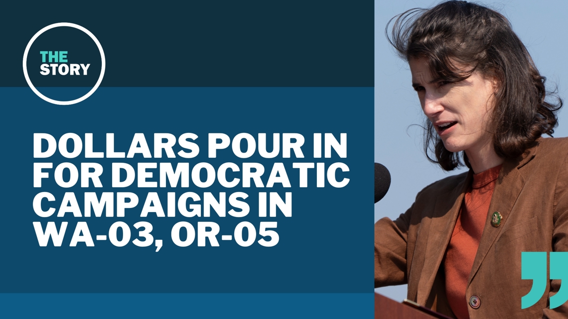 Democratic candidates for Congress surge ahead in key Oregon