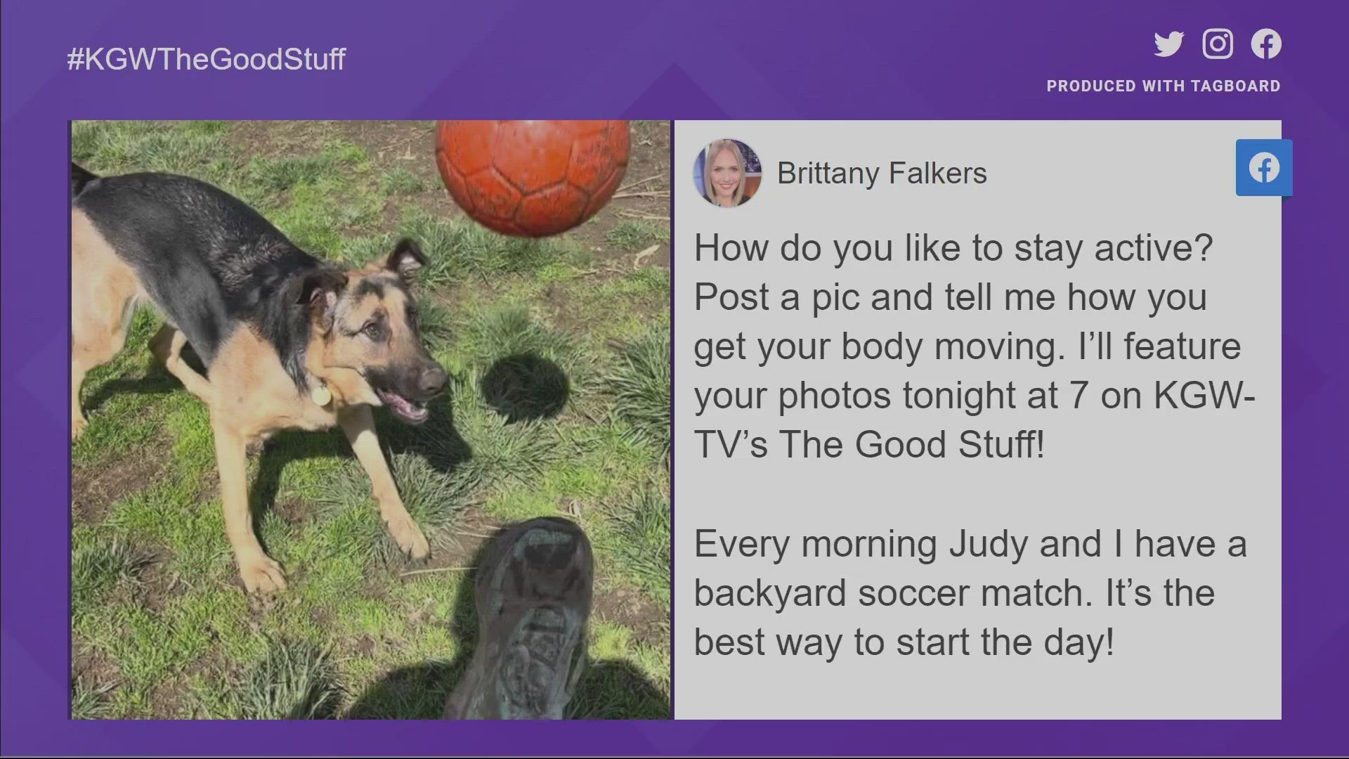 On the Good Stuff, viewers share ways they stay active.