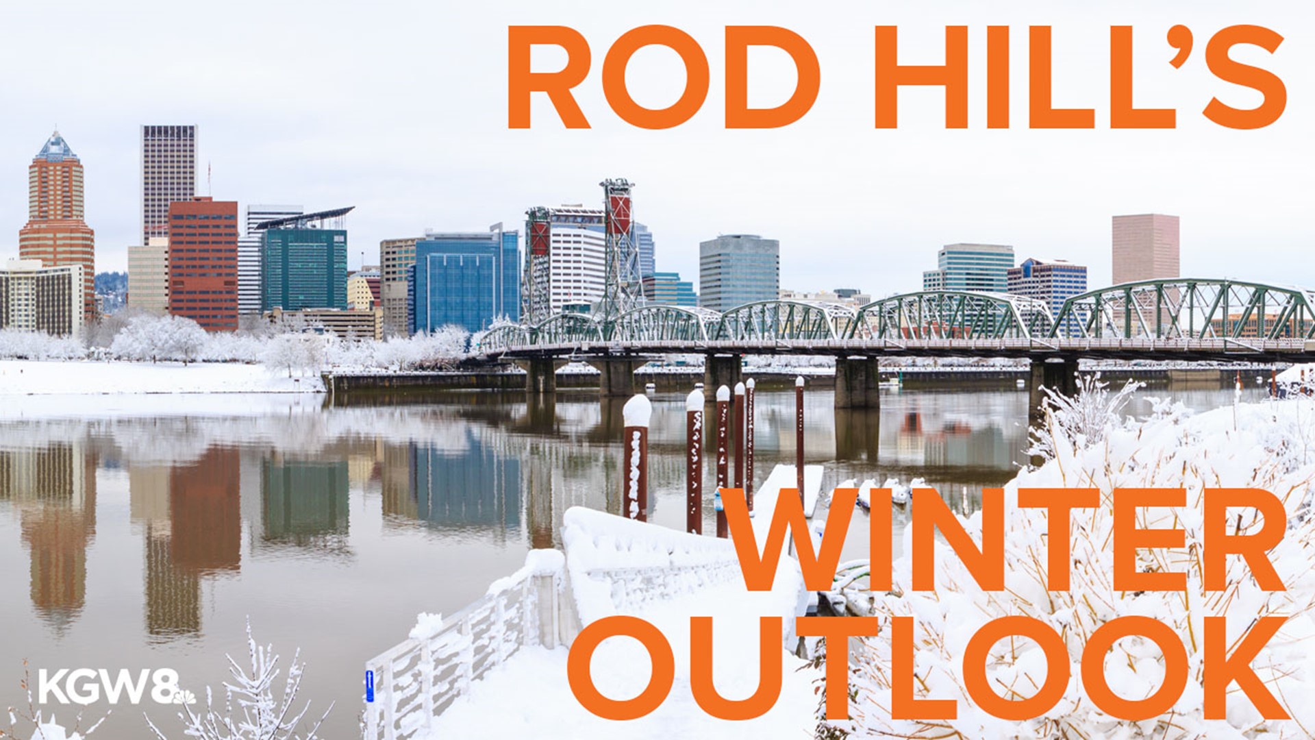KGW meteorologist Rod Hill's 2019 Winter Outlook calls for one big snowstorm in Portland, dumping up to 8 inches. And he says the ski season looks GREAT on Mt. Hood!