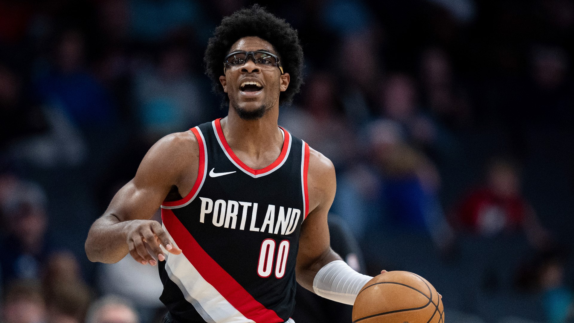 Portland Trail Blazers rookie guard Scoot Henderson discusses his first season in the NBA and his plans for the offseason.