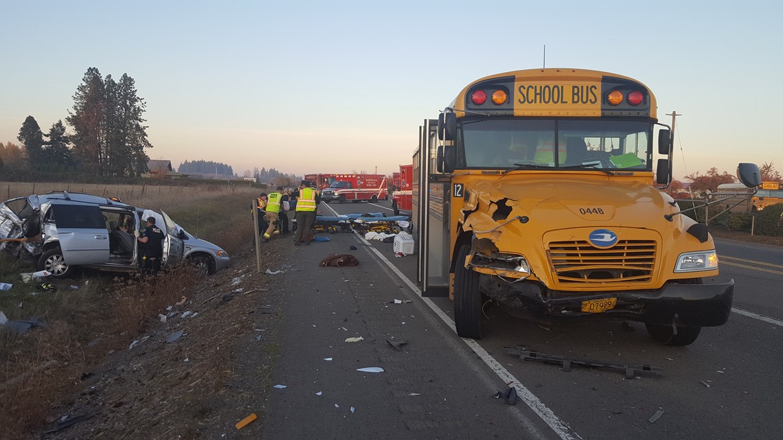 Three Hurt In Crash Involving School Bus | Kgw.com