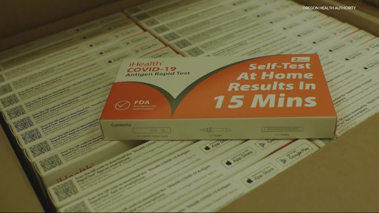 Health centers, community organizations in Oregon to receive first shipments of at-home COVID tests
