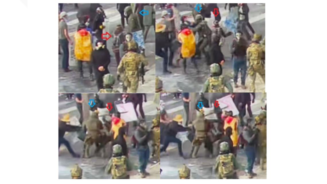 2 protesters charged with assault of federal officers at Portland ICE ...