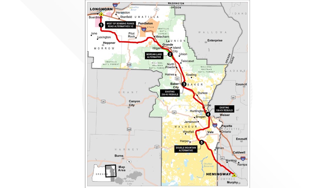 Eastern Oregon residents oppose Boardman-to-Hemingway energy line