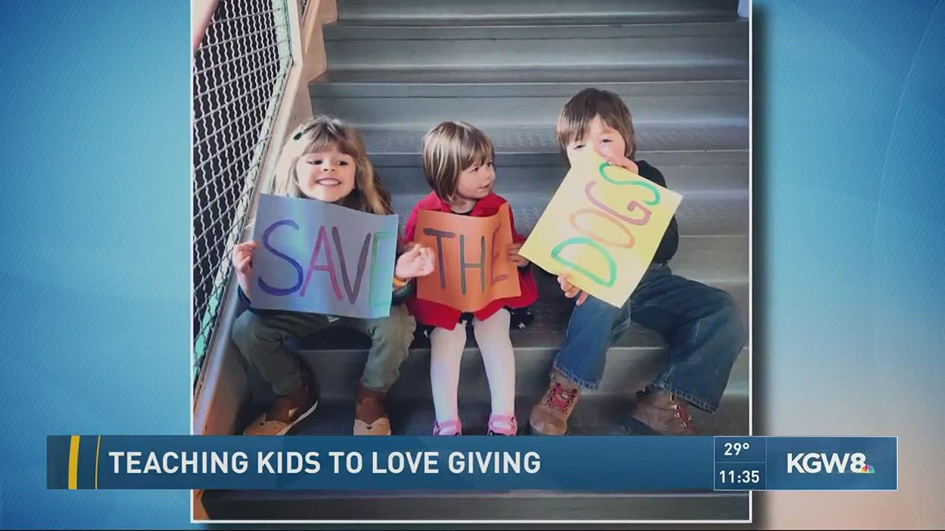 The art of teaching kids to love giving