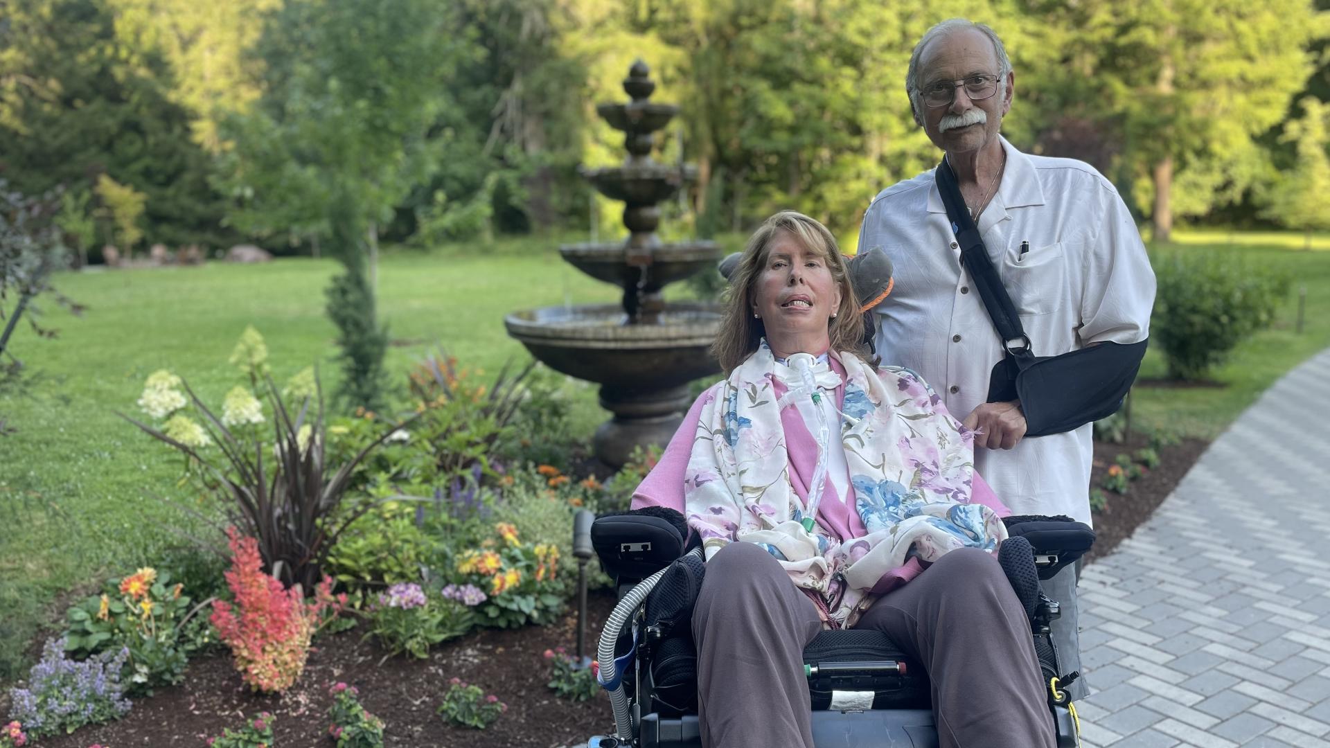 Kay Thomas has lived with ALS for 22 years. Her love for gardening is one of many things that keep her living for each new day.