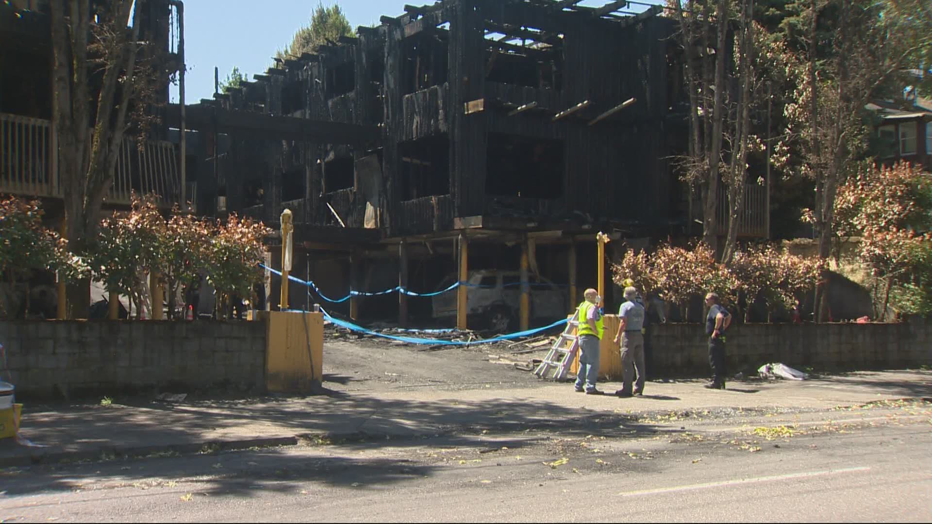 The local community is stepping up to help after a deadly fire in a Portland apartment building on the Fourth of July. Tim Gordon explains how.