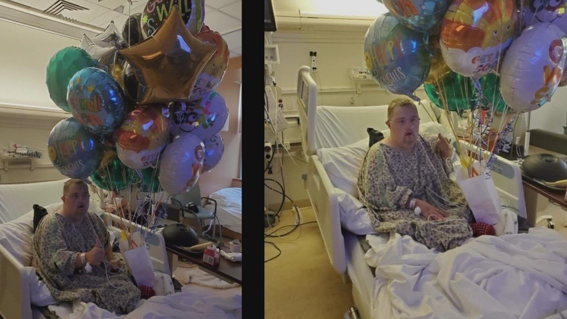 Twitter users fill hospital room with balloons for Vancouver COVID-19 patient with Down syndrome