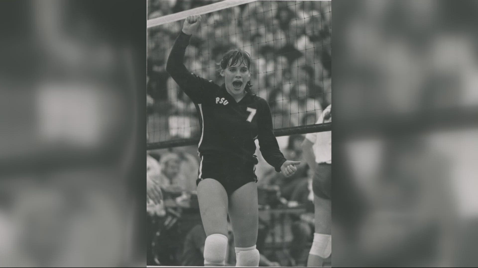 The 1984 and 1985 PSU women's volleyball team had a dominant two-year run, with the Vikings sweeping Cal State Northridge in three games.