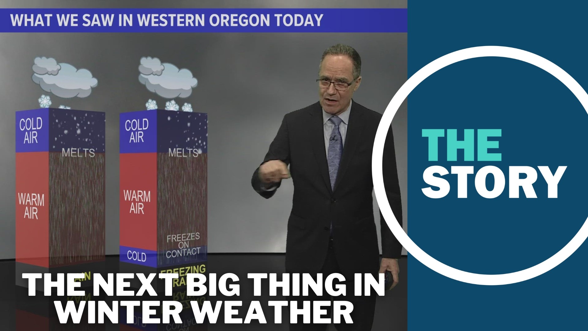 The Portland metro air will get another bout of winter weather on Tuesday, but it will look a little different due to atmospheric conditions.