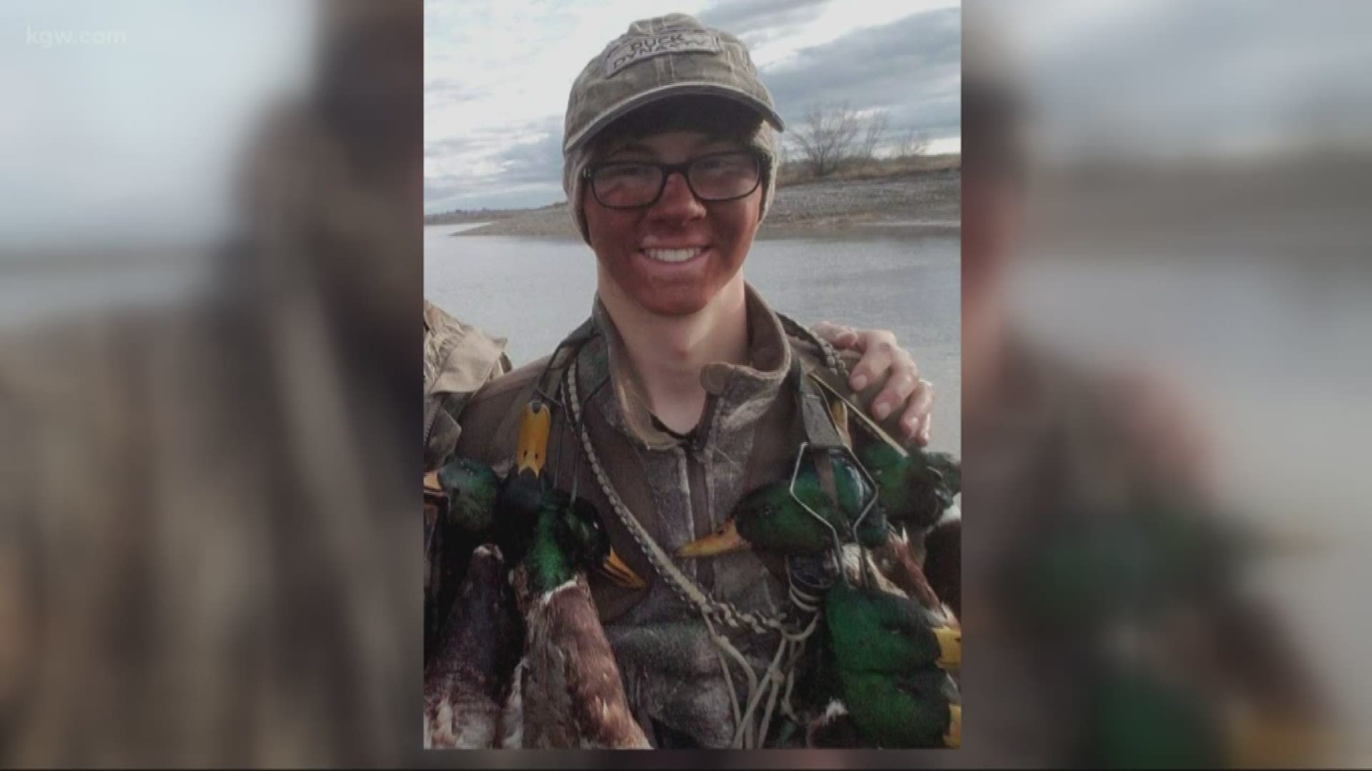 A 19-year-old duck hunter has gone missing in the area of Russian Island