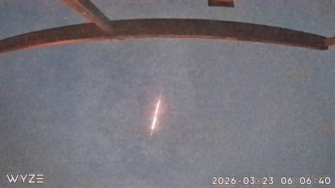 Fireball spotted lighting up the skies over Oregon