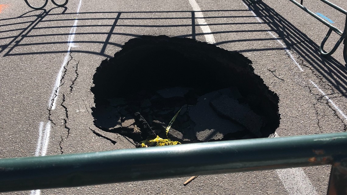 Street near Mount Tabor remains closed due to sinkhole - Vimarsana News