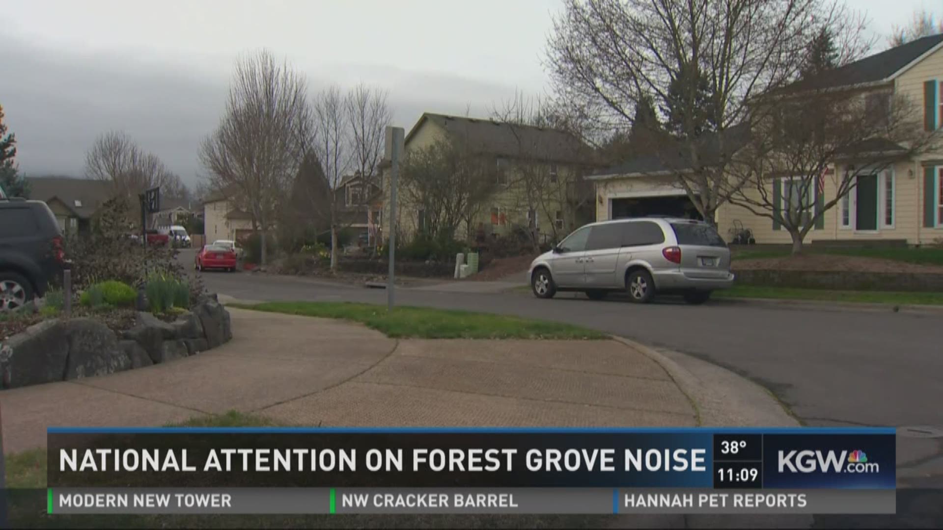 National attention on Forest Grove noise